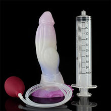 Load image into Gallery viewer, Realistic Monster Dildo Squirting Toys 7.79&quot; Flexible Thick Silicone Dildo Adult Sex Toy with Suction Cup (Jellyfish Color)
