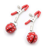 LIXBD 1 Pair Adjustable Clamps with Bells Non Piercings Women Body Jewelry 1.5cm (Size : Size 2)