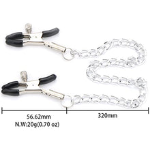 Load image into Gallery viewer, 2023 New Nipple Clamps, Electric Shock Nipple Clamps,Adjustable Current Level Electric Nipple Clamps, Female Sex Pleasure Devices (1pcs)
