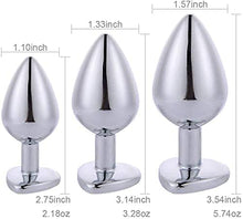 Load image into Gallery viewer, Anal Plug Anal Beads Buttplug But Plug Sex Toys Plug Anal Sexuales Anal Trainer Luxury Jewelry Design Fetish Anal Butt Plug Adult Toys Butt Toys But Plug for Women Butt Plus Beginners Set(Blue)
