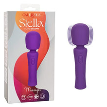 Load image into Gallery viewer, CalExotics Stella Liquid Silicone Wand Massager  Premium Rechargeable Flex Vibrator  Sex Toy for Women Purple
