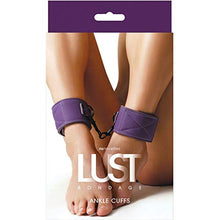 Load image into Gallery viewer, NS Novelties Lust Bondage Ankle Cuffs - Purple
