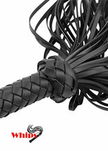 Load image into Gallery viewer, AOXVIA 30&quot; Whip for Sex Play, BDSM Leather Flogger Adult Sex Whip, Spanking Flogger BDSM Play, Black Sex Whip
