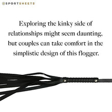 Load image into Gallery viewer, SPORTSHEETS - SEX &amp; MISCHIEF: Faux Leather Flogger
