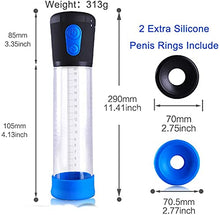 Load image into Gallery viewer, Men&#39;s Vacuum Pump Enhancement Pump Men&#39;s Enhancement Growth Pump Pen ~ Powerful Suction Belt Vacuum Pump for Men&#39;s Home ~ Men&#39;s Underpants Pleasure Toy
