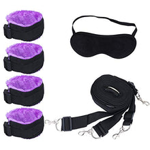 Load image into Gallery viewer, PRETYZOOM 13pcs Bed Restraint Toy SM Bondage Whip Eye Couples Play Games for Cosplay Stimulators Couple Pleasure Toy Black Purple
