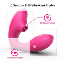 Load image into Gallery viewer, Tracy&#39;s Dog Clitoral Sucking Vibrator for Clit G Spot Stimulation, Adult Sex Toys with Remote Control for Women and Couple, Vibrating Stimulator with 10 Suction and Vibration Patterns(OG Pro 2)
