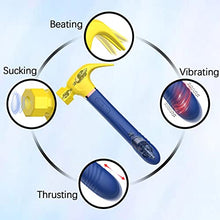 Load image into Gallery viewer, Adult Sex Toy for Women,4 in1 Hammer Sex Toy Vibrator,Clitoral G spot Vibrator Stimulator,Clitoral Nipple Vibrators with 10 Beating &amp; 7 Sucking &amp; 7 Thrusting &amp; 7 Vibration for Women Couple
