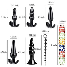 Load image into Gallery viewer, Anal Plug Sex Anal Toys 6+1 Suit,Silicone Plug Set Butt
