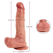 Load image into Gallery viewer, Adult Sex Toy for Women 8.46 Inch Realistic Silicone Dildo, Dual Density Anal Dildo for Men with Suction Cup
