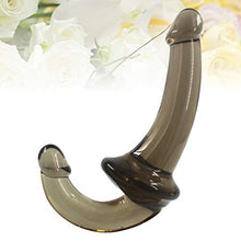 Load image into Gallery viewer, HEALLILY Double Ended Dong Realistic Penis Toy Dildo Massager Vaginal Masturbator G-spot Stimulator for Women Lesbian Ladies (Black)
