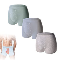 ikoopetu Long Lasting Man Tomarine Male Growth & Hardening Delay & Slimming Underwear,Long Lasting Man Tomarine Underwear(3Pcs-B,3X-Large)