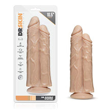 Load image into Gallery viewer, Blush Dr. Skin Dr. Double Stuffed Realistic Double Dildo, Sex Toy for Women, Sex Toy for Adults, Vanilla
