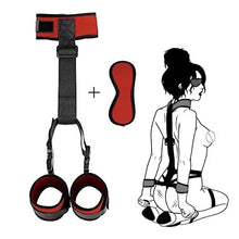 Load image into Gallery viewer, Couple Bed Strap Bondage Playset Wrist and Ankle Bondage Adult Kit for Men and Women Sex Restraintants Harness Sports (Red, One Size)
