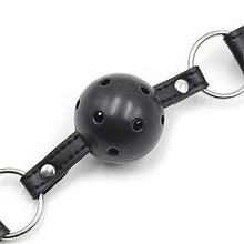 Load image into Gallery viewer, SM Bondage Under Bed Restraint Kit Sex Toy Leather Strap Plastic Mouth Ball Gag with Nipple Clamps Chain Nipple Clips Nipple Jewelry Nipple Toys Role Game Play
