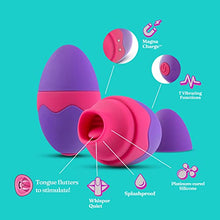 Load image into Gallery viewer, Blush Aria - Flutter Tongue - Clitoral Stimulating Vibrator With Silicone Flickering Tongue - USB Rechargeable - 7 Vibration And Fluttering Modes - Small Discreet Vibrating Sex Toy for Women Couples
