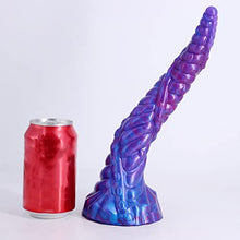 Load image into Gallery viewer, Realistic Long Dragon Dildo with Suction Cup, 11inch Thick Thrusting Silicone Unicorn Dildo Anal Beads Plug for Beginners Women and Men Couples
