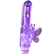 Load image into Gallery viewer, Vibrating Dildo Butterly Clit Stimulator Waterproof Multi-Speed Vibrations Adult Sex Toy
