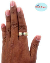 Load image into Gallery viewer, SHINDE EXPORTS Unisex-Adult Copper Magnetic Ring Pure Adjustable 8 Mm Design 1
