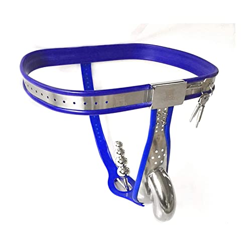 LESOYA Male Stainless Steel Chastity Belt Device Slave Bondage Briefs Lockable T-Back Underwear Chastity Cock Cage