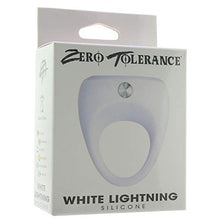 Load image into Gallery viewer, Zero Tolerance White Lightning Vibrating Cock Ring
