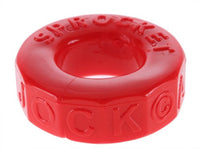 Sprocket Cock Ring (Jumbo Super Stretchy Version of Screwballs Cockring) by Oxballs (Red)