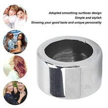 Load image into Gallery viewer, Terahertz Ring,Glossy Surfaces Simple Style Energy Stone Ring Relieve Fatigue Natural Energy Stone Ring for Men
