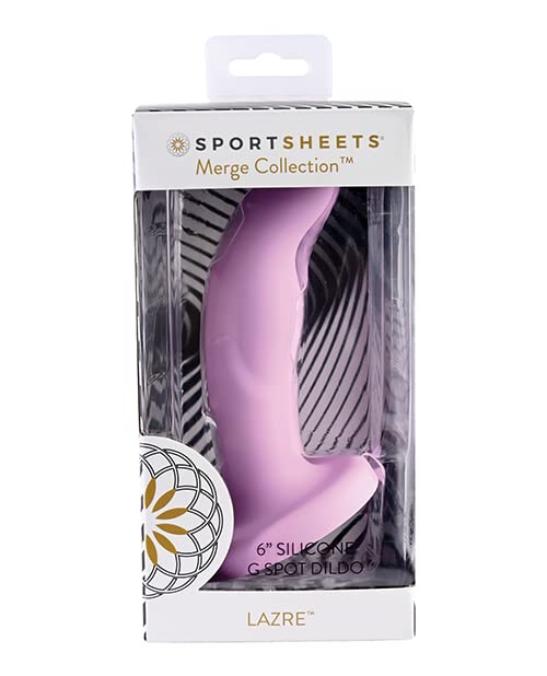 LAZRE 6IN Silicone Dildo Purple