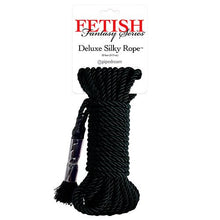 Load image into Gallery viewer, Pipedream Products Fetish Fantasy Series Deluxe Silky Rope, Black
