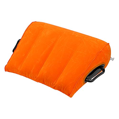 NOPNOG 16.3415.55  6.5 Inch Sex Ramp for Couple, Inflatable Sex Pillow with Black Armrest, PVC, Orange