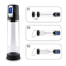 Load image into Gallery viewer, LCD Sucking Male Masturbator Penis Extender Growth Pump,Penis Pumps for Men Automatic Vacuum Penis Pump,Rechargeable Stronger Bigger Enlargement Extend Pump, The Delivery Time is 3-5 Days
