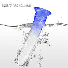 Load image into Gallery viewer, 7.7 Inch Realistic Dildo, Clear Silicone Blue G-Spot Stimulation Adult Toy, Soft Jelly with Strong Suction Cup, Giant Anal Toy, Suitable for Women/Men/Gay
