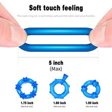 Load image into Gallery viewer, Silicone Cock Ring for Men, Soft Stretchy Penis Ring Penis for Sex Toy for Men B-6
