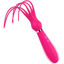 Load image into Gallery viewer, G-spot Dildo Clitoral Vibrator, Adorime 2 in 1 BDSM Flogger for Women Octopus Adult Games Whip Teasing Massager with 9 Vibration Modes, Vaginal Anal Stimulator for Couple Sex Role Play
