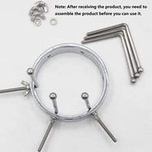 Load image into Gallery viewer, Extreme Anal Dilator Anus Speculum Mirror, Opening Stretching Metal Butt Plug SM Anal Trainer Expander Toy for Couples - Requires Assembly, Silver
