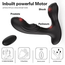 Load image into Gallery viewer, Pearlsvibe Male Masturbator Prostate Massage Anal Butt Plug, 12 Vibration Speeds and Beating Frequencies, Automatic, Low Noise Waterproof for Life Powerful Motor, Sex Toys for Men
