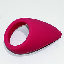 Load image into Gallery viewer, BDStyle, Purple Silicone Tear Drop Cock Ring, Stretchy Silicone Cock Ring with Perineum Massaging Point
