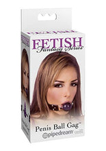 Load image into Gallery viewer, Fetish Fantasy Penis Ball Gag, 3.25 Ounce, Purple (PD2135-02)
