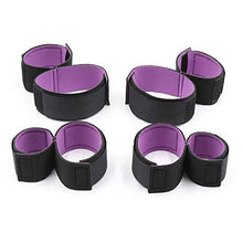 Load image into Gallery viewer, Sponge Binding Hands and feet arms and Legs Toy Set Black Purple Couple Passion Game AIDS
