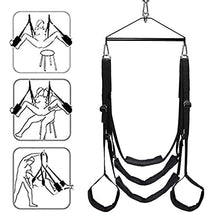 Load image into Gallery viewer, Adult Bondage Restraints Sex Resistant Indoor Sex Furniture Sex Toys for Couples Love Sling with Steel Frame, Comfortable Cushion, Adjustable Straps SM Games Play Flirting Plaything Sweater
