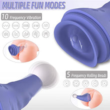 Load image into Gallery viewer, Christmas Hat G-Spot Vibrator Clit Wand Tantalize Nipple for Women Pleasure Adult Sex Toys Electric Waterproof USB Rechargeable Sexual Massager Easy to Climax Toy (Blue)
