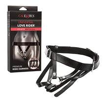 Load image into Gallery viewer, California Exotic Novelties Universal Love Rider Premium Ring Harness, Black
