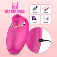 Load image into Gallery viewer, Powerful Sucking Vibrator Nipple Clit Sucker Clitoris Stimulator G-Spot 3 Speeds Sucker Vibrator for Women Sex Toys for Adult (Pink)
