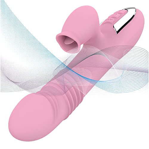 G Spot Bullet Vibrator Rabbit Double Massager for Women Scales Stimulator Sexual Sex Toys Heating Function Rechargeable Love Anal Ring Dual Motor Toy G-spot Adult Flexible