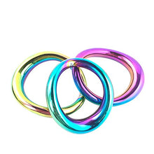 Load image into Gallery viewer, Stainless Steel Metal Cock Ring Metal Penis Ring,Made of Curved Stainless Steel Arc Ringand Polished Without Edges Colorful
