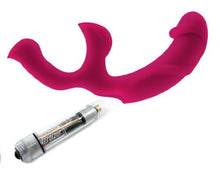 Load image into Gallery viewer, H2h H2h Vibrating Bullet Dildo, Silicone, Magenta
