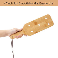 Load image into Gallery viewer, VENESUN 14inch Bamboo Spanking Paddle with 5 Holes for Adult BDSM Sex Play
