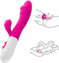 Load image into Gallery viewer, Realistic Female Silicone Dildo, 10 Vibration Mode Anal Dildo Vibrator Waterproof Nipple Vaginal Prostate Massager Rechargeable Clitoral Stimulation, Female Masturbation Sex Toy
