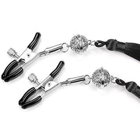 Nipple Clamps for Sex, Nipple Clip Breast Clip, Nipple Clamps Sex Pleasure Women, Nipple Clamps for Sex Pleasure for Women, Nipple Rings Jewelry Breast Stimulation Toys (Black)