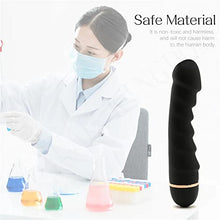 Load image into Gallery viewer, 20 Modes Vibrator Soft Silicone Dildo Realistic Penis Strong Motor G-spot Clitoral Stimulator Female Masturbator Adult Sex Toys (Black)
